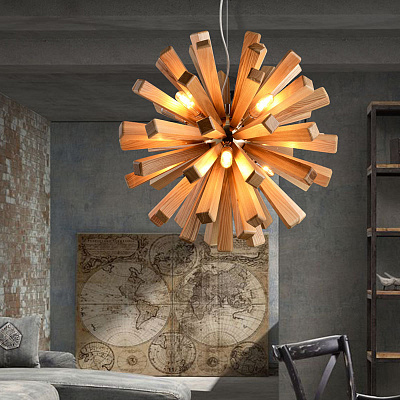 Loft Wooden Sputnik фото 12
