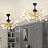 Серия подвесных светодиодных люстр с вентилятором B 45 лампочек фото 10