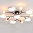 Серия потолочных светодиодных люстр с дисковидными и шарообразными плафонами на разветвленном каркасе MARTA-2 A белый фото 14