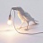 Настольная лампа Bird Lamp Black designed by Marcantonio Raimondi Malerba фото 2