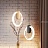 Серия подвесных светодиодных светильников с отделкой в цвете латунь по внутреннему контуру кольцевидного плафона GINA фото 8