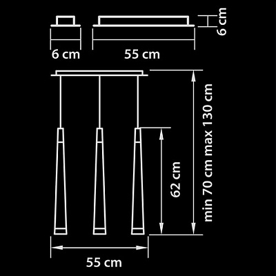 Подвесной светильник LED фото 9