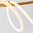 Люстра в виде кольца, свободно обвитого светодиодным шнуром GLORIFY R 110 см   фото 9