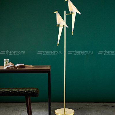 Торшер Origami Bird Perch 1 плафон фото 7