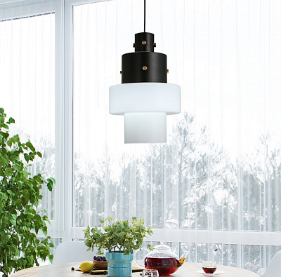 Подвесной светильник Luna Glass Pendant Dark фото 8