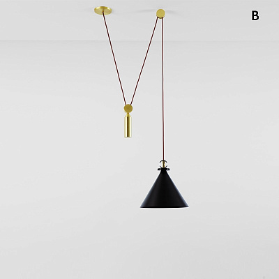 Подвесной светильник Shape up Pendant Hemisphere Black designed by John Hogan F фото 4