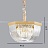 Дизайнерская люстра с каскадным абажуром из U-образных хрустальных подвесок FLOW D фото 2