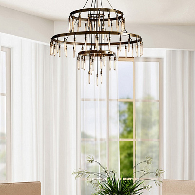 Люстра RH Axis Three-Tier Chandelier designed by Jon Sarriugarte фото 10