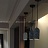 Серия подвесных светильников с цилиндрическими плафонами из цветного мрамора терраццо RUNEL фото 15