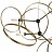 Дизайнерская люстра с кольцевыми абажурами SATA фото 6