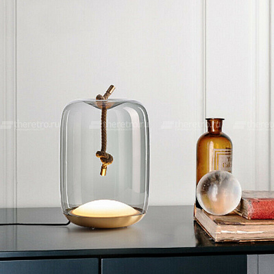 Настольный светильник BROKIS KNOT LAMP Черный фото 7