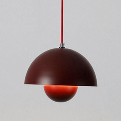 Verpan Flowerpot Verner Panton 40 см  Белый фото 13