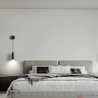 Настенный LED бра-светильник LEFFE WALL Цвет Черный фото 5