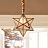 Дизайнерский подвесной светильник со стеклянным плафоном в форме многоконечной звезды MAGIC A фото 6