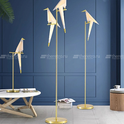 Торшер Origami Bird Perch 1 плафон фото 6