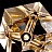 Подвесной светильник Brianna-3 120 см  Золотой фото 18