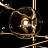 Дизайнерская люстра в стиле постмодерн со стеклянными шаровыми плафонами на подвижных штангах KATRIN фото 4