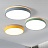 Светодиодные плоские потолочные светильники KIER WOOD 50 см  Зеленый фото 32