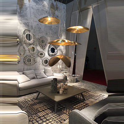 Люстра Gervasoni Brass Suspension Lamp фото 4