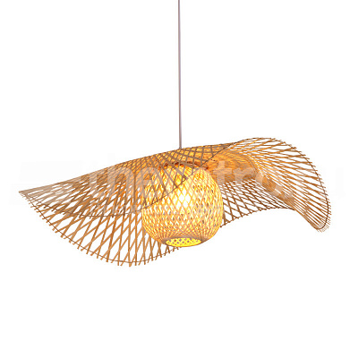 Ротанговый подвесной светильник Lotus Leaf Pendant Light E фото 10