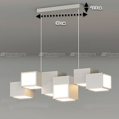 Подвесной светильник Lightstar Cube Qubica Белый фото 10