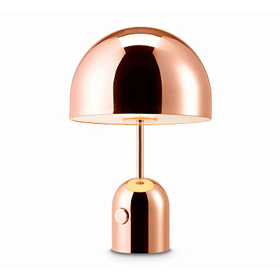 Лампа Tom Dixon Bell Table Lamp Розовое золото  фото 1