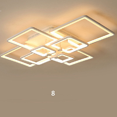 Потолочный светильник Squares & Rectangles 8 плафонов  фото 3