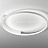 Накладной светодиодный светильник Vinta 60 см   Белый фото 6