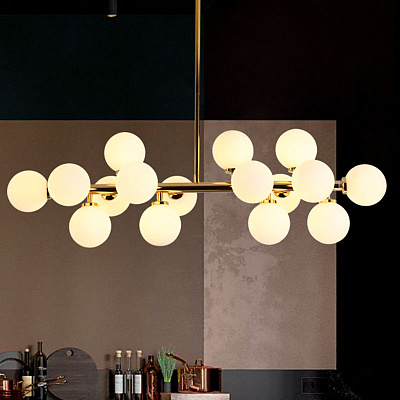 Светильник Bubble Stik Cold Chandelier Черный фото 3