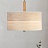 Подвесной светильник с текстильным абажуром SVEG Темное деревоDМалый (Small) фото 37