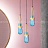 Подвесной светильник Loft Industry Modern Bell Голубой фото 8