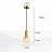 Серия подвесных светильников с плафонами различных геометрических форм из натурального белого мрамора C золотой фото 9