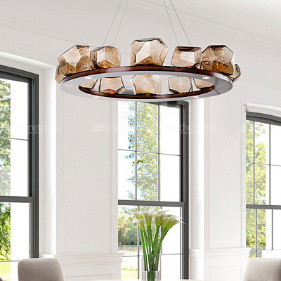 Подвесная люстра Gem Ring Chandelier A фото 11