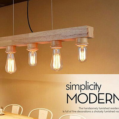 Подвесной светильник LOFT Wooden Lighting Line Pendant фото 6