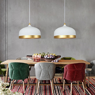 Подвесной светильник Cone Lux Pendant White фото 9