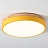Светодиодные плоские потолочные светильники KIER WOOD 60 см  Желтый фото 24