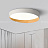 Потолочный светильник со скошенным краем OKTAVA Белый 40 см  фото 9