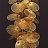 Leaf Luum Золотой 140 см  30 см  фото 2