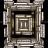Дизайнерская каскадная люстра с кубическими плафонами из хрустальных прямоугольных пластин BERNADET фото 6
