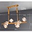 Подвесной светильник Brianna-3 120 см  Золотой фото 3