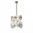 Люстра Ceiling Lamp in Champagne Finish Brass Decorative Glass B фото 2