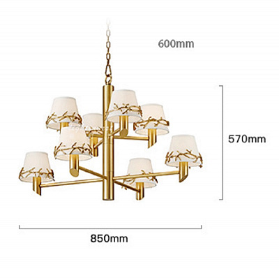 Ritz Skew Chandelier фото 3