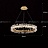 Светодиодная люстра с декором из граненых стеклянных бусин на кольцевом каркасе THERA фото 9