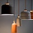 Серия подвесных светильников со скругленными цилиндрическими плафонами в коническом деревянном держателе FINA фото 12