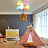 Люстра с воздушными шарами для детской комнаты BALLOON-UP В 8 плафонов  фото 8