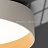 Потолочный светильник со скошенным краем OKTAVA Серый 40 см  фото 16