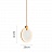 Светодиодный подвесной светильник из мрамора 20 см   фото 14