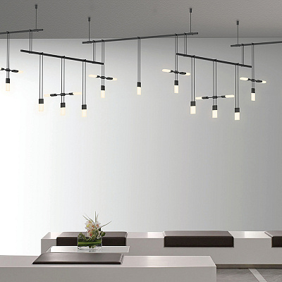 Подвесная система Suspenders 36 Inch 5 Bar Zig Zag 15 Light LED Suspension System By Robert Sonneman, from SONNEMAN фото 3