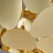 Люстра с шарообразным абажуром из пластин латунного цвета PALOMA 65 см    фото 10