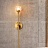 Настенный светильник на металлическом каркасе с рельефным плафоном из стекла ORION WALL фото 2